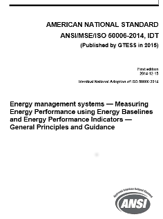 ANSI/MSE/ISO 50006 - 2014
